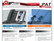 Tablet Screenshot of patrickallantelephone.com